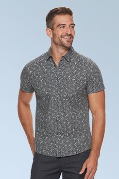 men's button up shirt without collar