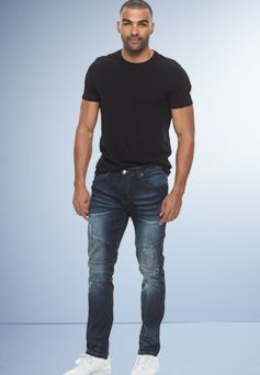 levis black ripped jeans mens