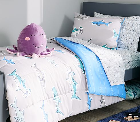 Kids Children S Bedding Kohl, White Single Bed Comforter Set