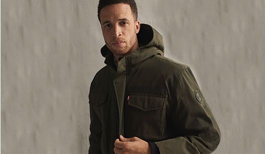 levis raincoat mens