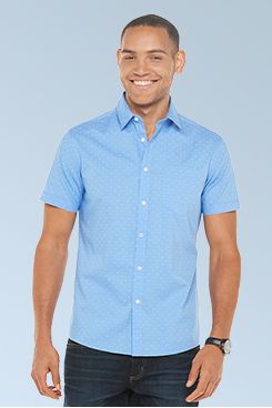 kohls men's short sleeve dress shirts