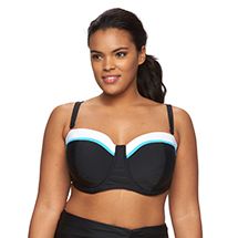 Underwire swim top