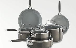 Food Network™ 10-pc. nonstick ceramic cookware set.