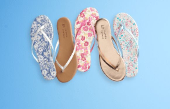 LC Lauren Conrad and SO® sandals for women.