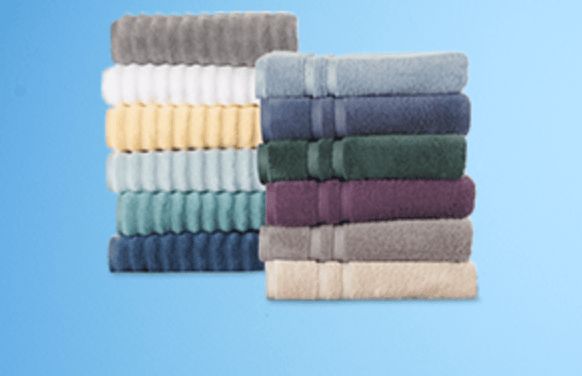 Sonoma Goods For Life Ultimate or Quick-Dry ribbed bath towel.