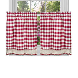 Dark Green Simple Design Kitchen Curtains Tie Backs kitchen curtains